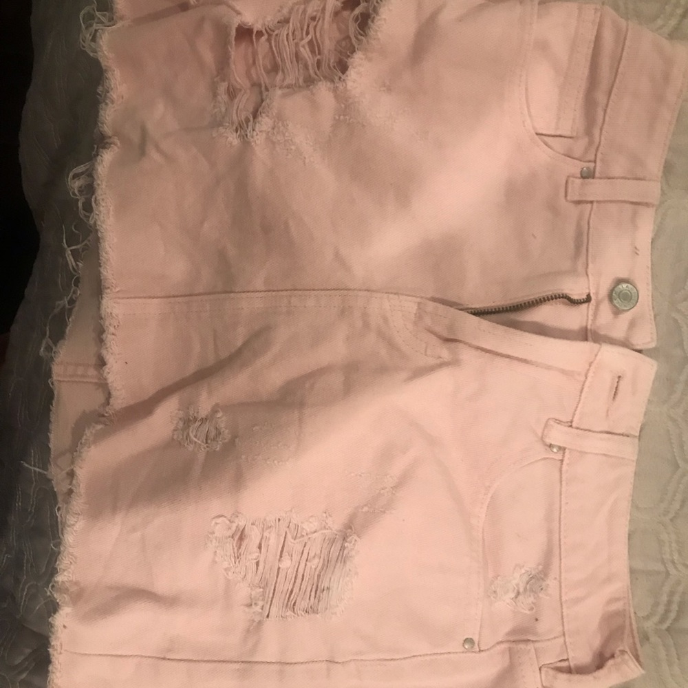 Pacsun pink mini skirt